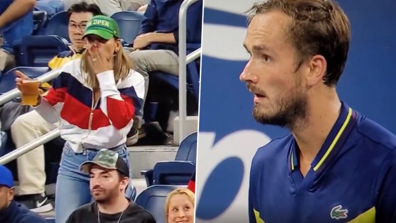 ‘Are You Stupid or What?’ Daniil Medvedev Lashes Out at US Open 2023 Crowd, Fan Blows Him a Kiss in Response; Video Goes Viral