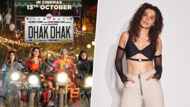 Dhak Dhak: Taapsee Pannu’s First Film As Producer To Release on October 13; Dia Mirza Shares a Scintillating New Poster (Check Post)