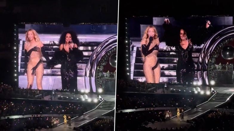 Diana Ross Sings Birthday Song for Beyoncé During Renaissance World Tour Show, Queen Bey Thanks Everyone for the Special Moment (Watch Video)