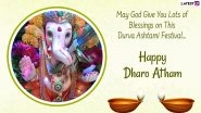 Durva Ashtami 2023 Wishes and Images: WhatsApp Messages, Greetings, SMS, Facebook Status and HD Wallpapers for Family and Friends