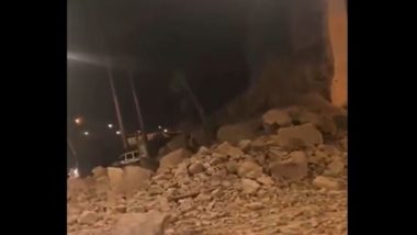 Earthquake in Morocco: CCTV Footage Shows Man Narrowly Escaping Death as Massive Quake Shook Morocco, Video Surfaces