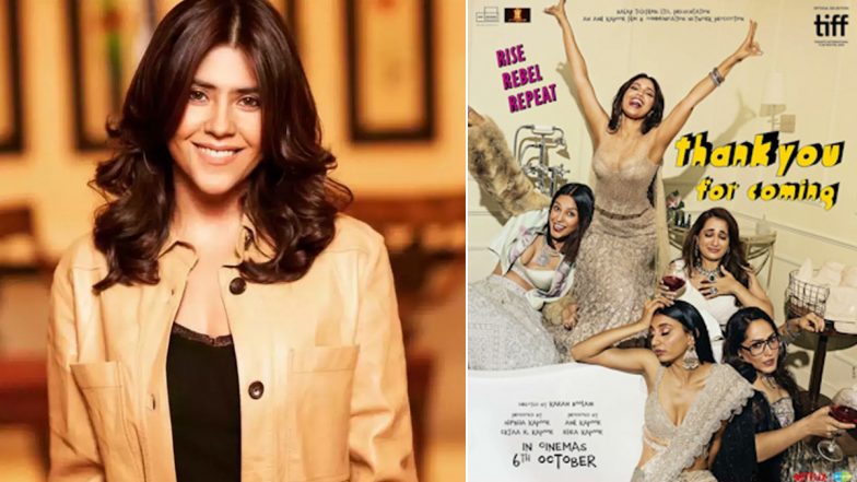 Ektaa Kapoor On Thank You For Coming: The Film Talks About Crucial Aspect of Women’s Sensuality In a Realistic Way!