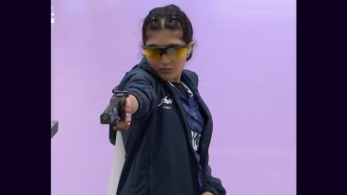 Esha Singh, Palak and Divya Thadigol Subbaraju Win Silver Medal in Women’s 10m Air Pistol Team Event at Asian Games 2023