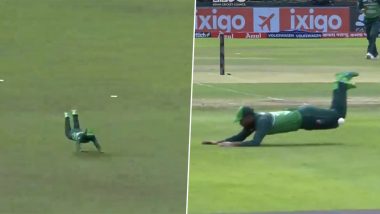 Fakhar Zaman Drops Catch To Dismiss Rohit Sharma off Shaheen Afridi’s Bowling During IND vs PAK Asia Cup 2023 Match (Watch Video)