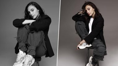Gal Gadot Rocks White T-Shirt With Baggy Pants and Black Jacket, Heart Of Stone Actress Aces Casual Style in Latest Photoshoot