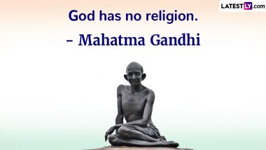 Gandhi Jayanti 2023 Quotes & Messages: Send Wishes, Gandhi Ji Images, WhatsApp Photos, GIFs, Facebook Post, Wallpapers, and Greetings To Celebrate Bapu’s Birth Anniversary