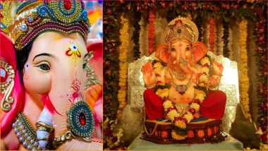 Ganesh Chaturthi 2023 Decoration Ideas at Home: From Ganpati Makhar & Eco-Friendly Ganesha Idols to DIY Mandap & Singhasan, Welcome Bappa Home in a Beautiful Way (Watch Tutorial Videos)