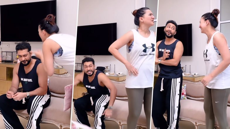 Zaid Darbar’s Dance Moves and Cute Expressions to ‘Jhalla Wallah’ Song Leaves Gauahar Khan Blushing (Watch Video)