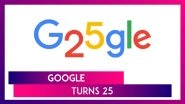Google Turns 25: Search Engine Celebrates 25th Birthday With A Special Doodle