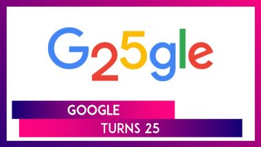Google Turns 25: Search Engine Celebrates 25th Birthday With A Special Doodle