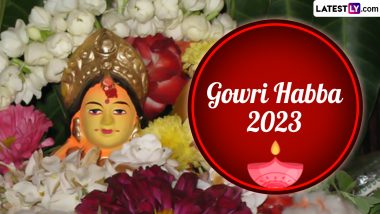 Gowri Habba 2023 Decoration Ideas: How To Prepare Mantapa? What Items Are Added in Baagina for Gowri Vratham Pooja Rituals? (Watch Videos)