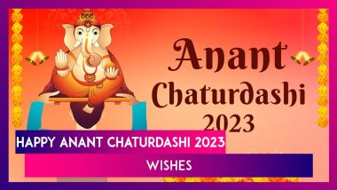 Anant Chaturdashi 2023 Wishes: Greetings and HD Wallpapers to Send On the Hindu Festival Day