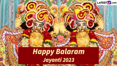 Balaram Jayanti 2023 Images & HD Wallpapers for Free Download Online: WhatsApp Messages, Greetings, Quotes and Wallpapers To Celebrate Hal Sashti