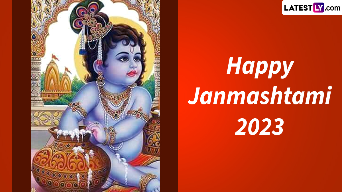 Festivals Events News Celebrate Gokulashtami 2023 With Images SMS   Happy Janmashtami 2023 2 