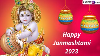 Krishna Janmashtami 2023 Images & HD Wallpapers for Free Download Online: Wish Happy Janmashtami With Bal Gopal Photos, WhatsApp Messages and GIF Greetings