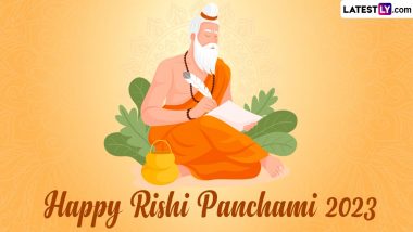 Rishi Panchami 2023 Wishes & Greetings: WhatsApp Messages, SMS, Images and HD Wallpapers To Send on This Auspicious Day