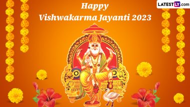 Vishwakarma Puja 2023 Images & HD Wallpapers for Free Download Online: Wish Happy Vishwakarma Puja With WhatsApp Greetings and Facebook Messages
