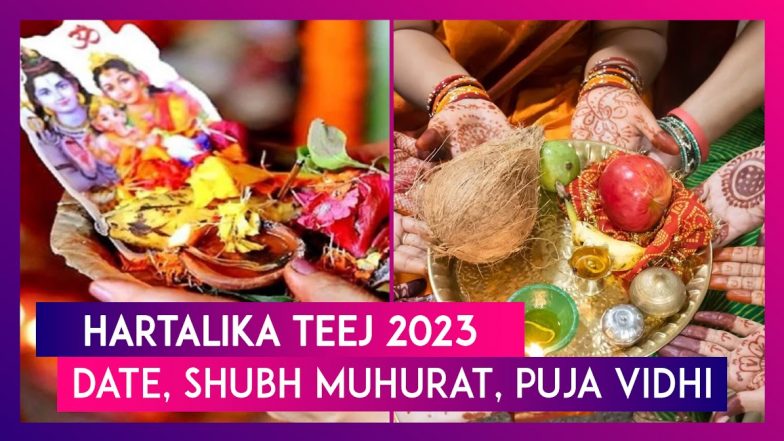 Hartalika Teej 2023 Date Shubh Muhurat Significance Puja Vidhi Of The Festival Dedicated To 0624