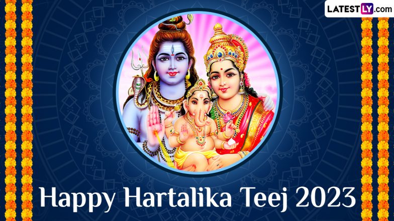 Happy Hartalika Teej 2023 Greetings & SMS: WhatsApp Messages, Facebook Status, Images, Quotes and HD Wallpapers for the Happy Celebrations