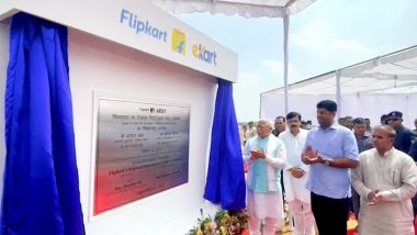 Haryana CM Manohar Lal Khattar Lays Foundation Stone for Flipkart’s Regional Distribution Centre in Manesar