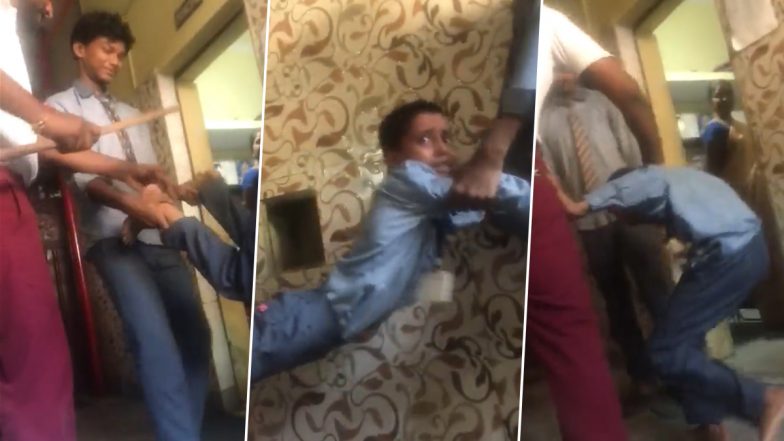 Punjab Shocker: Principal Brutally Thrashes Student in Ludhiana, Shocking Video Surfaces