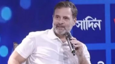 Rahul Gandhi Picks His Favourite Between Cristiano Ronaldo and Lionel Messi, 'Godfather' and 'Dark Knight' in Candid Conversation (Watch Video)