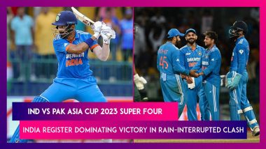 IND vs PAK Asia Cup 2023 Super Four: India Register Dominating 228-Run Win Against Pakistan