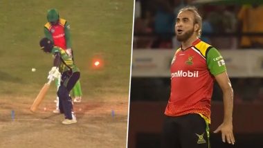 Imran Tahir Performs Cristiano Ronaldo’s ‘SIUUU’ Celebration While Registering Figures of 3/7 During CPL 2023 Qualifier 2 Match (Watch Video)