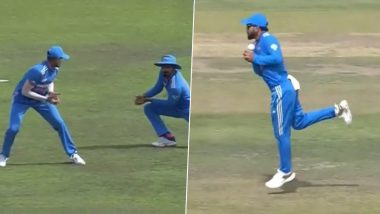 ‘There is No Rain Still There Are So Many Drops’ Fans React After Shreyas Iyer, Virat Kohli and Ishan Kishan Drop Easy Catches During IND vs NEP Asia Cup 2023 Match