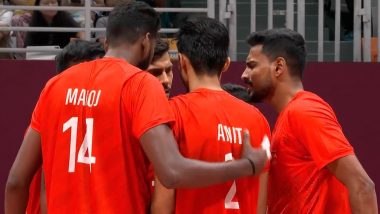Indian Men's Volleyball Team Register Landmark Victory By Defeating South Korea 3-2 in Group Stage Encounter of Asian Games 2023