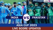 IND Win by 228 Runs | India vs Pakistan Highlights of Asia Cup 2023 Super Four Reserve Day: PAK 128 All Out in 32 Overs