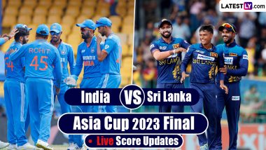 India Win Asia Cup 2023 | India vs Sri Lanka Highlights of Asia Cup 2023 Final: Mohammed Siraj Shines As India Win By Ten Wickets to Clinch Record-Extending Eighth Title