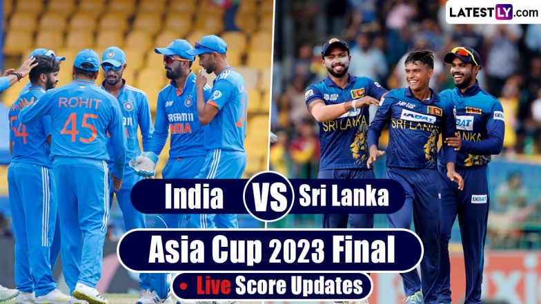 India Win Asia Cup 2023 | India vs Sri Lanka Highlights of Asia Cup 2023 Final: Mohammed Siraj Shines As India Win By Ten Wickets to Clinch Record-Extending Eighth Title