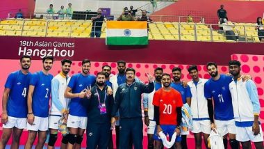 India vs Pakistan Volleyball Live Streaming Online: Get IND vs PAK TV Channel Free Live Telecast Details of Asian Games 2023 Men’s Volleyball Match in Hangzhou