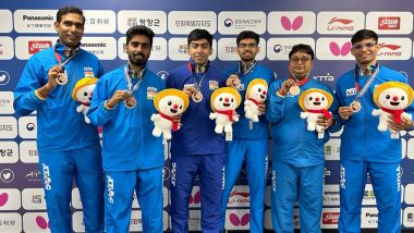 Indian Men’s Team Secures Bronze Medal at Asian Table Tennis Championships 2023