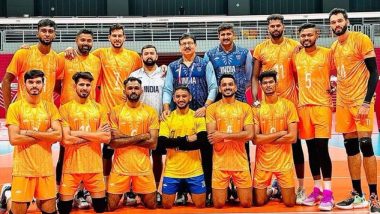 Indian Men’s Volleyball Team Clinches Quarterfinal Berth at Asian Games 2023 With a Dominant 3–0 Victory Over Chinese Taipei