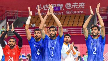 Indian Volleyball Team to Face Arch-rival Pakistan in For Fifth-Place Classification in Asian Games 2023