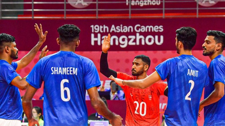 India vs South Korea Volleyball Live Streaming Online: Get IND vs KOR TV Channel Free Live Telecast Details of Asian Games 2023 Men's Volleyball Match in Hangzhou