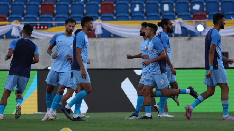 How to Watch India vs Iraq King's Cup 2023 Live Streaming Online? Get Free Live Telecast Details of IND vs IRQ Semifinal Football Match on TV in IST