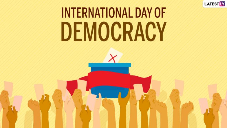 International Day of Democracy 2023 Messages & HD Images: Share Sayings, Wallpapers, Photos and Wishes To Celebrate the Day Upholding the Principles of Democracy Worldwide