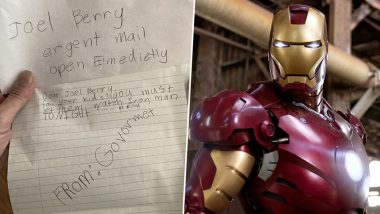 Kid Writes a ‘Threatening’ Mail to Dad For Watching Ironman, Cute Picture Goes Viral