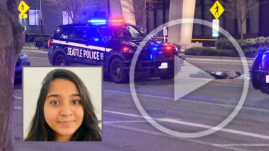 India Calls for Investigation Into US Cop Joking About Indian Student Jaahnavi Kandula’s Death (Watch Video)