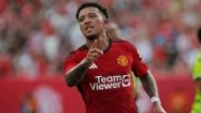 Jadon Sancho Labels Himself &lsquo;Scapegoat&rsquo; in Response to Manchester United Manager Erik ten Hag&rsquo;s Remarks After Premier League 2023-24 Loss to Arsenal
