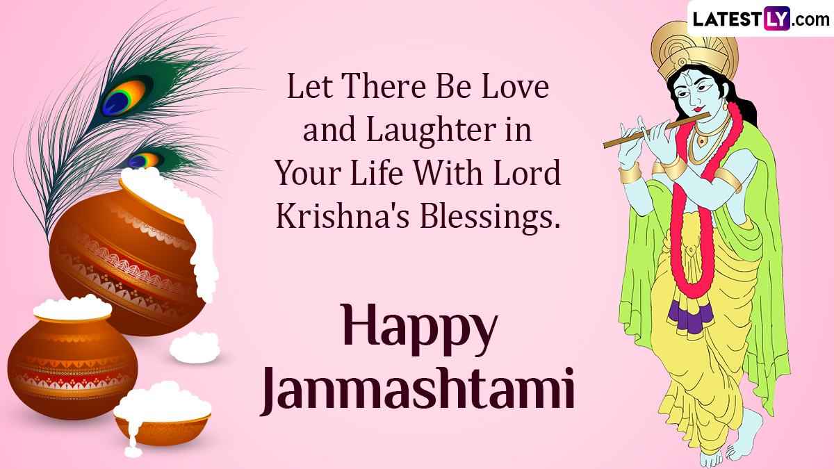 Krishna Janmashtami 2023 Advance Greetings Whatsapp Messages Images Wallpapers And Wishes To 6335