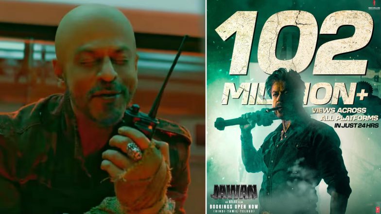 SRK's 'Dhaansu' Jawan Joins Most Liked Trailers In 24Hrs List