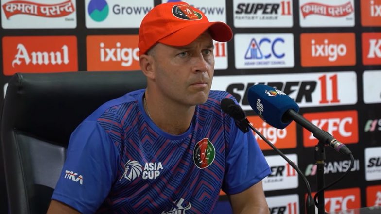 'We Were Never Communicated...' Afghanistan Head Coach Jonathan Trott Opens Up On Net Run Rate Fiasco After Two-Run Defeat to Sri Lanka in Asia Cup 2023