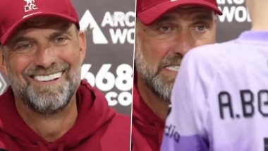 ‘Best Question in the Whole Press Conference’ Jurgen Klopp Reacts After Young Liverpool Fan Asks for Autograph During Presser, Video Goes Viral