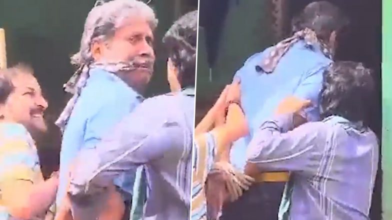 Kapil Dev Kidnapped? Gautam Gambhir Shares Viral Video of Former Indian Captain Being Forcibly Taken Away by Two People, Netizens React