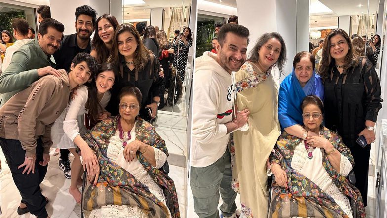 Shanaya Kapoor, Anil Kapoor and Other Family Members Come Together To Celebrate Nirmal Kapoor’s Birthday (View Pics)