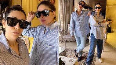 Twinning and Winning! Kareena Kapoor and Karisma Kapoor Make One Stylish Sibling Duo (View Pics)